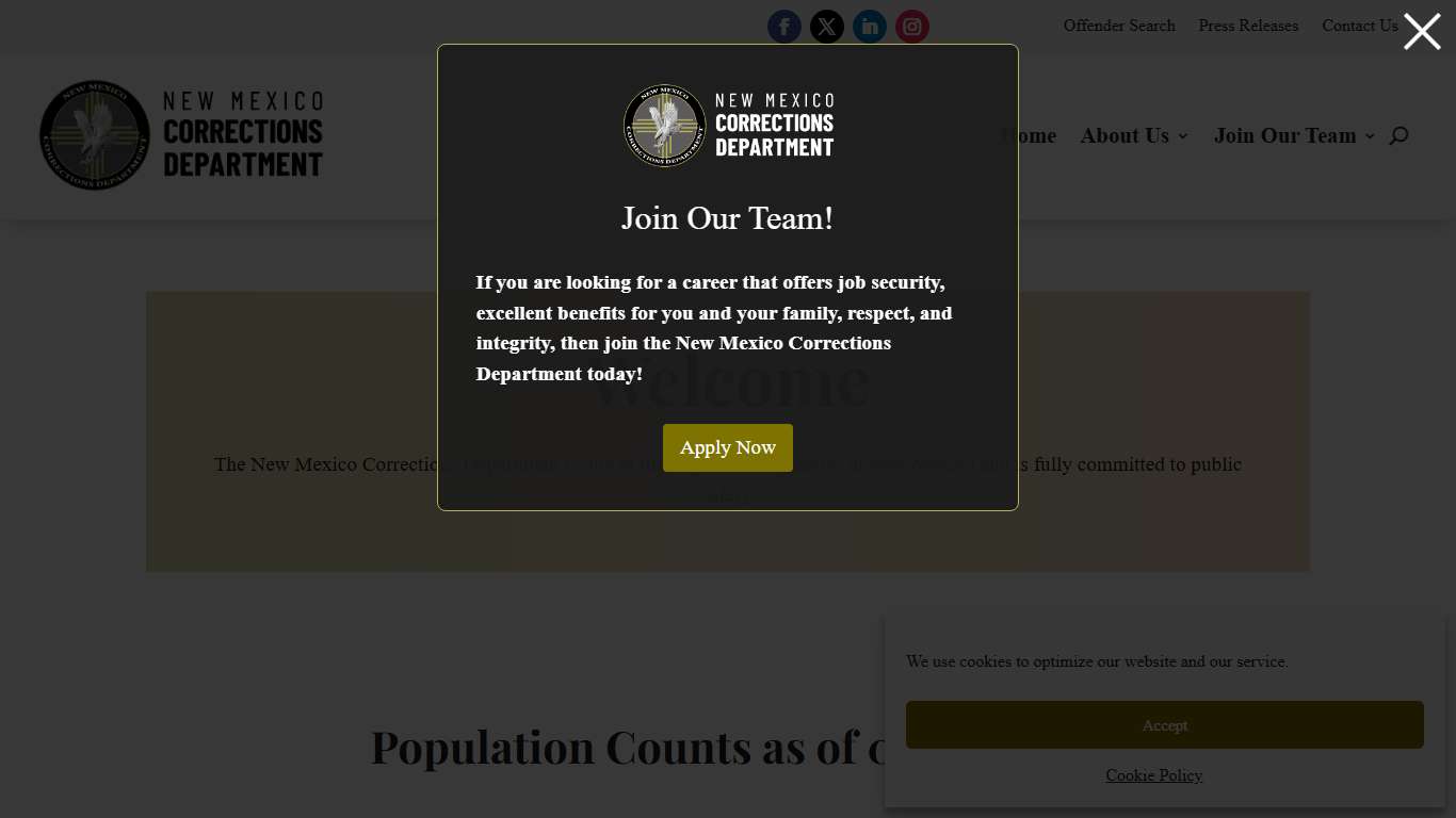 NMCD | New Mexico Corrections Department